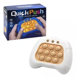 Consola De Juegos Pop-it Sensory Fidget Toys, Juguete Para Niños Color Blanco