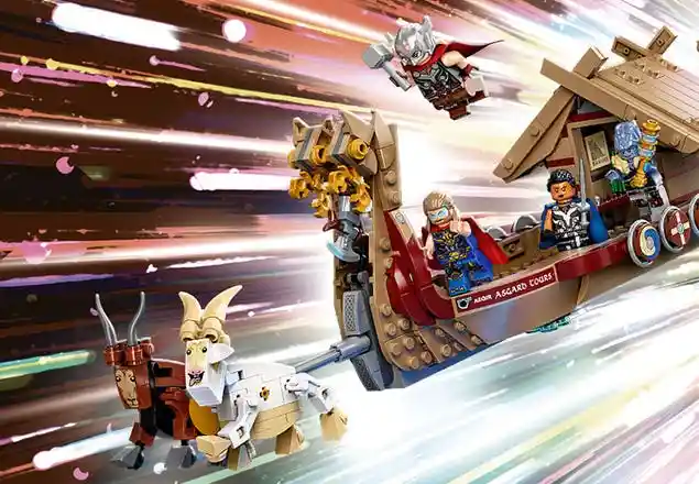 Lego Marvel The Goat Boat 76208 564 Piezas Thor Avengers