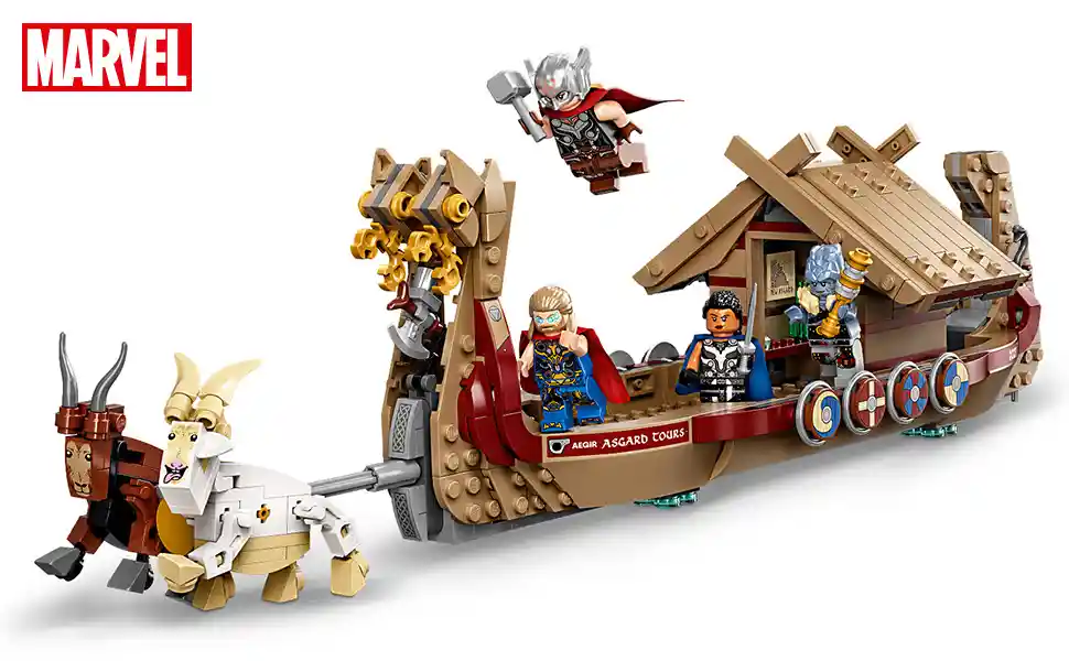 Lego Marvel The Goat Boat 76208 564 Piezas Thor Avengers