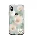 Estuche Para Iphone Xs Max Flowery Comma En Diseño Flores