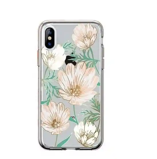 Estuche Para Iphone Xs Max Flowery Comma En Diseño Flores