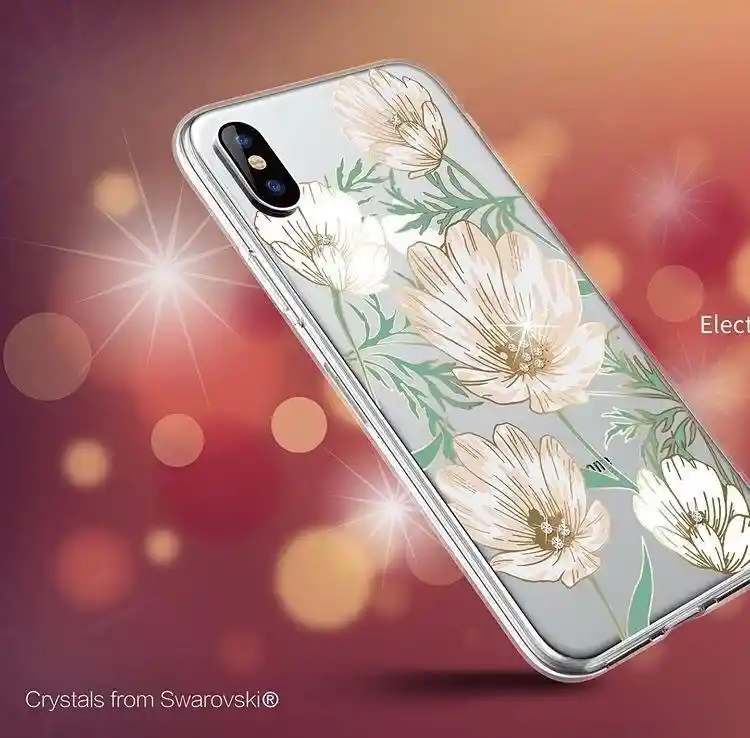 Estuche Para Iphone Xs Max Flowery Comma En Diseño Flores