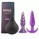 Kit Ducha Anal Y Vaginal + Plug Anal Silicona X2