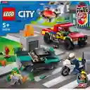 Lego City 60319 Rescate De Bomberos Y Persecución Policial