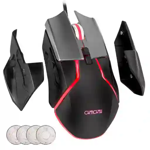 Mouse Gamer Chonchow G90 | Peso Y Forma Custome | 16400 Dpi