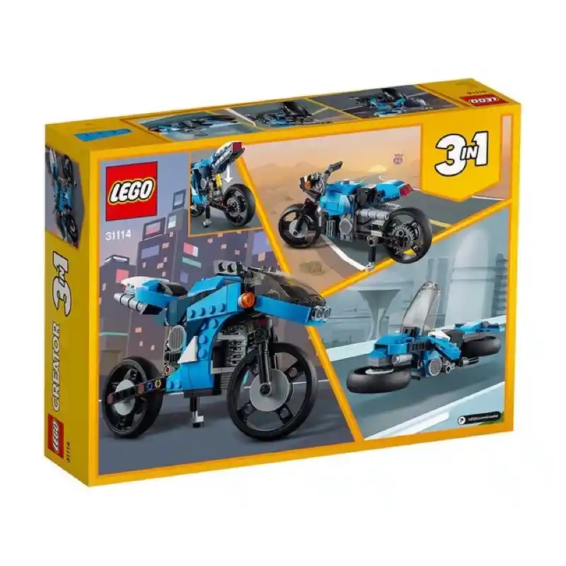 Lego Creator 3 En 1 - 31114 Supermoto - 236 Piezas