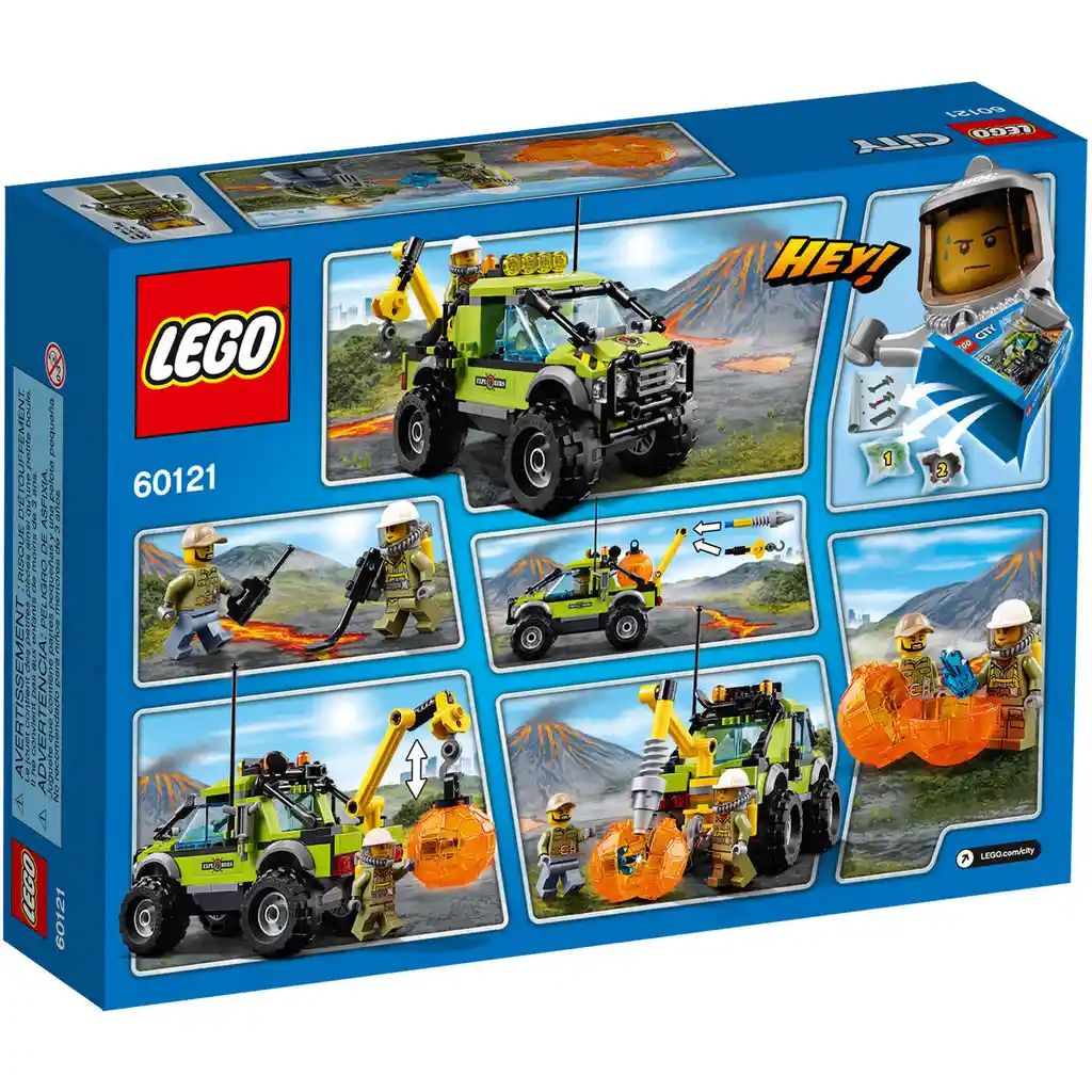 Lego 60121 City Volcán Camión De Exploración 175 Piezas