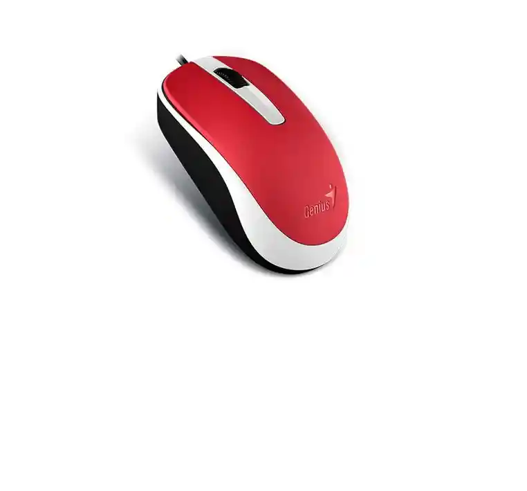 Mouse Genius Rojo Dx-120 Alambrico