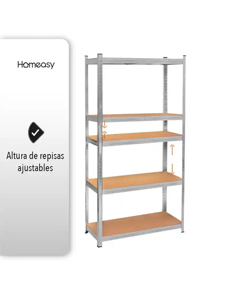 Estante Metalico Organizador Rack Metalico Anaquel