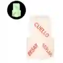 Lubricante Sabor A Fresa X 20ml Más Par De Dados Luminosos