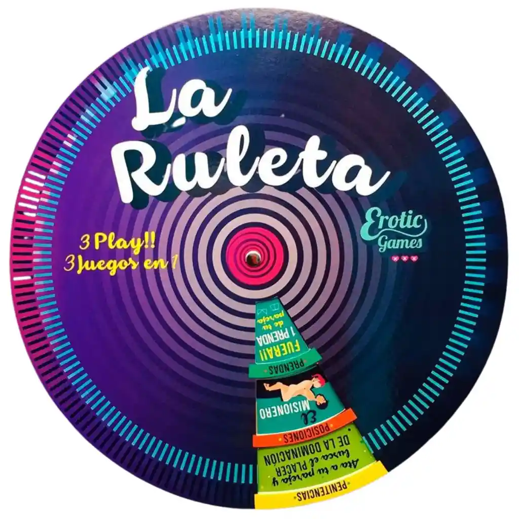 Juego De Mesa Sensual La Ruleta 3 Play
