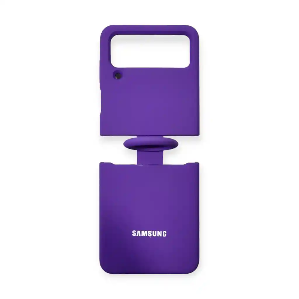 Silicone Case Para Samsung Z Flip 4 Con Anillo