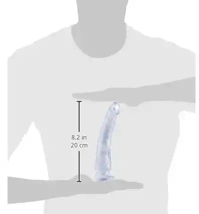 Dildo Pipedream Basix Rubber Works Slim - Dong De 7 Pulgadas Con Ventosa Transparente