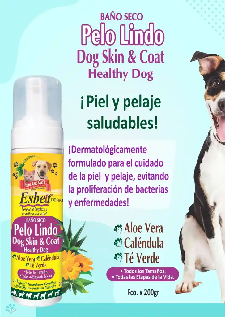 Baño Seco Dog Pelo Lindo 200 Gr