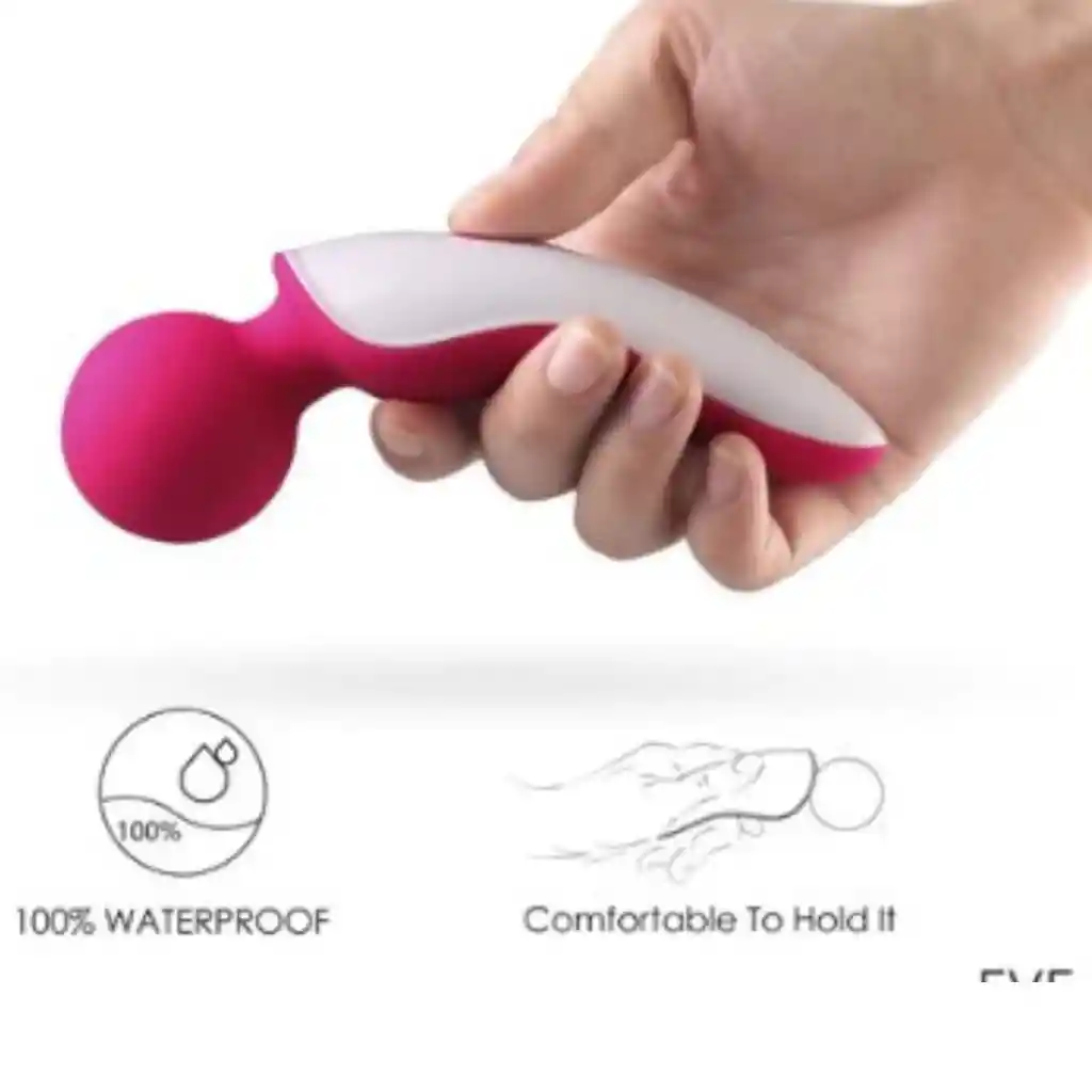 Vibrador Masajeador Estimulador De Clitoris Marca Eve Pink