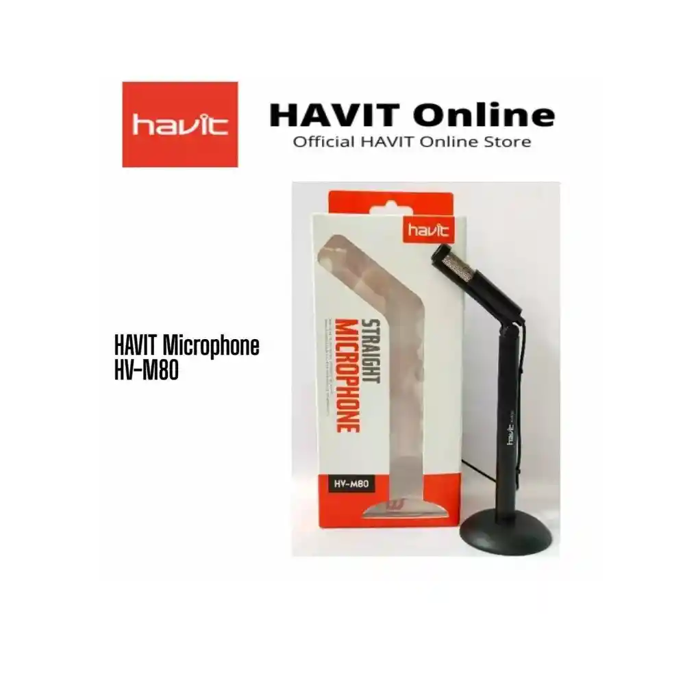 Micrófono Para Pc Havit Hv-m80 Reducción De Ruido