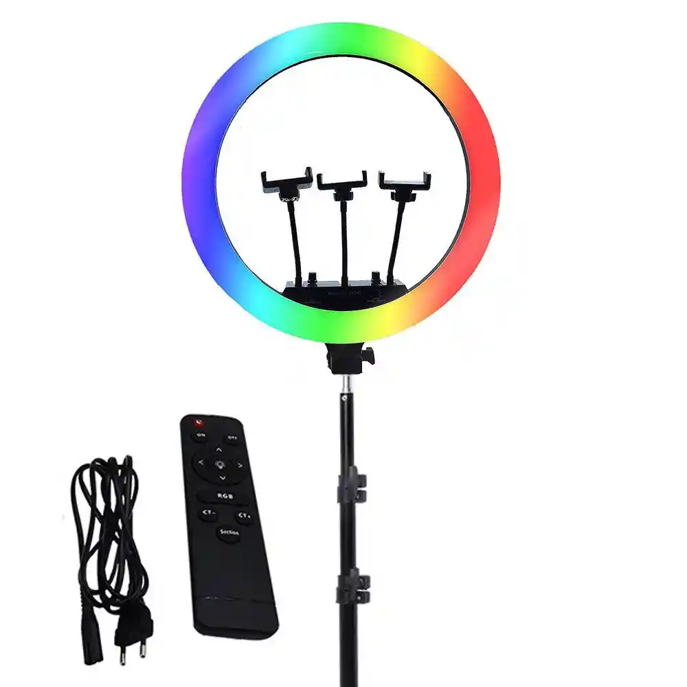Aro De Luz Profesional 45cm Rgb(colores)