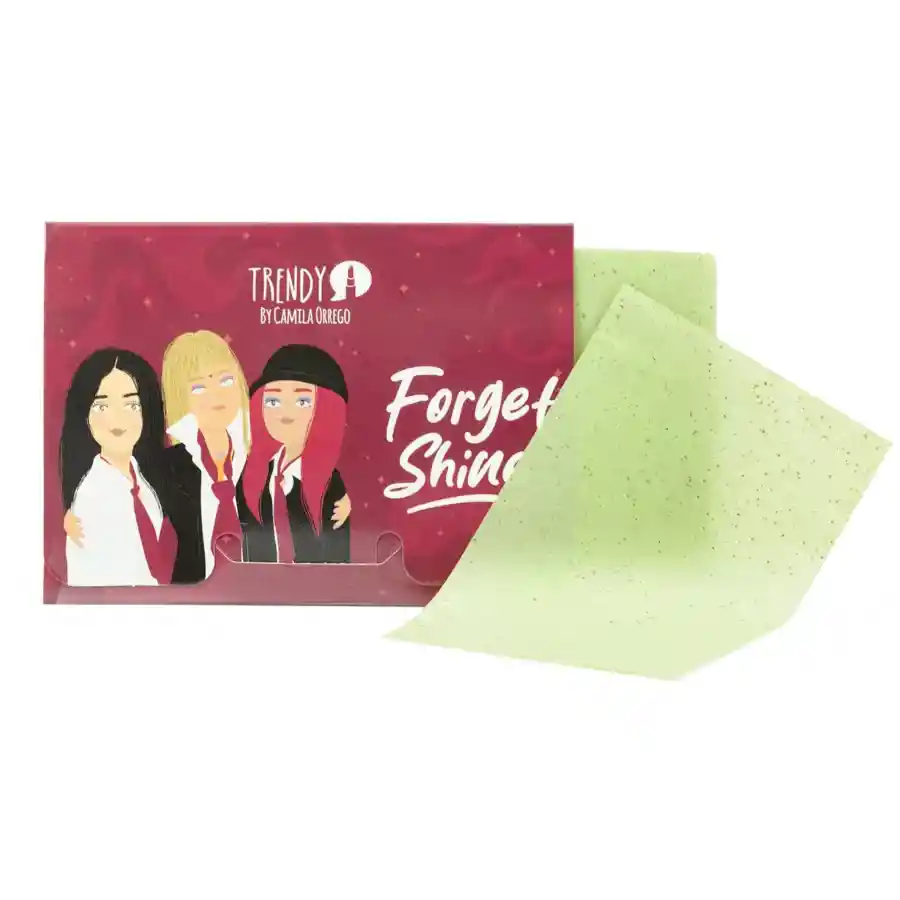 Trendy Papeleta Anti Grasa Edición Rebelde Forget Shine 100 Und