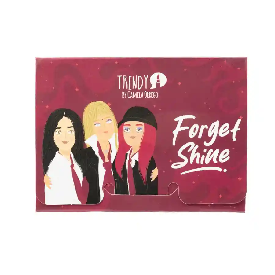 Trendy Papeleta Anti Grasa Edición Rebelde Forget Shine 100 Und