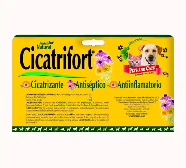 Cicatrifort Para Mascotas Tubo 30gr