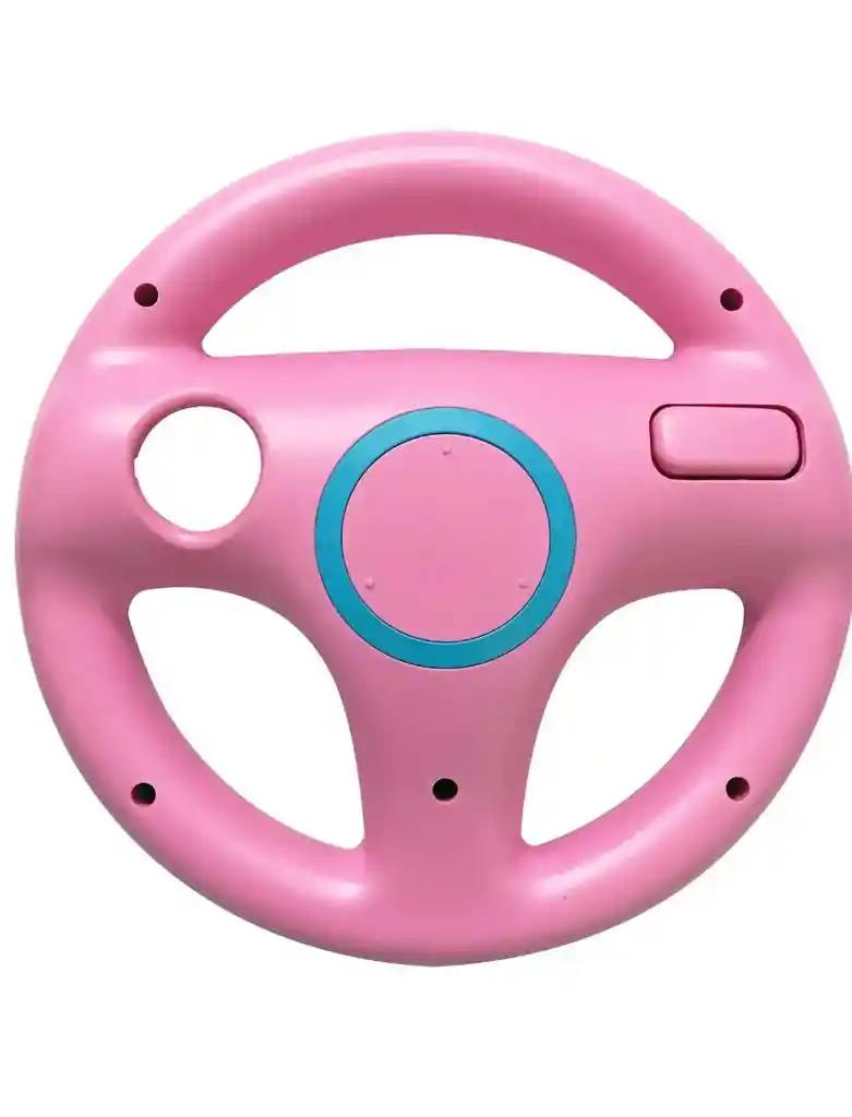 Set De Dos Volate Rueda Timon Compatible Nintendo Wii /wiiu Rosado