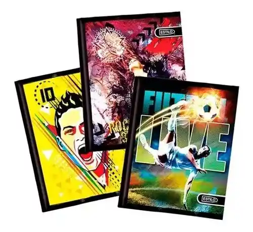 Cuaderno Cosido 100 Hojas Rayado Niño Latin