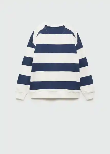 Sudadera Stripes7 Navy Talla 06 Niños Mango