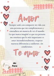 Tarjeta Amor