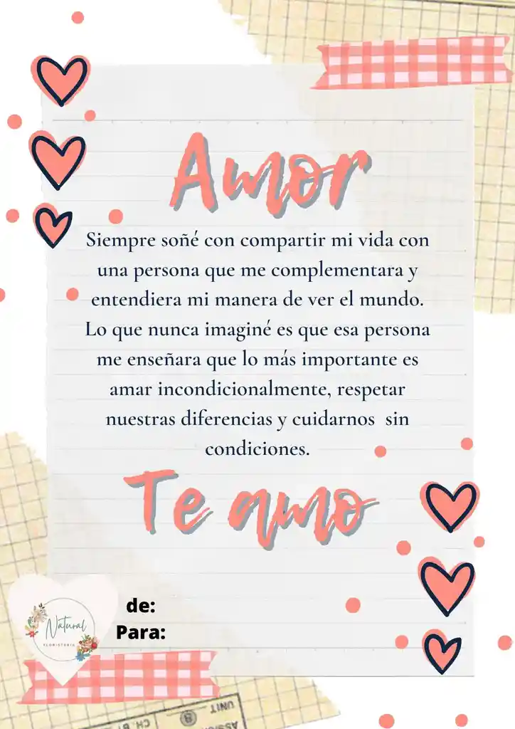 Tarjeta Amor