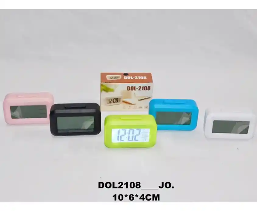 Reloj Despertador Digital Pequeño Para Mesa Nocturna