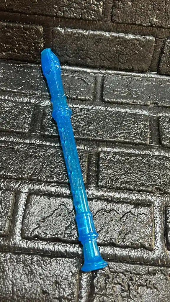 Flauta Dulce Colores Fluor Azul