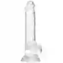 Dildo Transparente Lusty 18 Cm