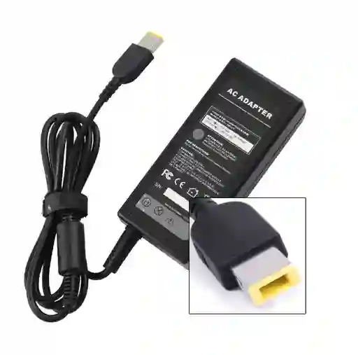 Cargador Para Pc Lenovo Yoga Punta Cuadrada (20v - 3.25 A)