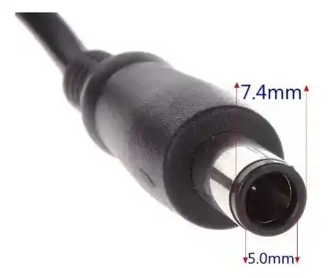 Cargador Para Pc Hp Punta Aguja (18.5v -3.5a), Conector De 7.4 X 5.0 Mm