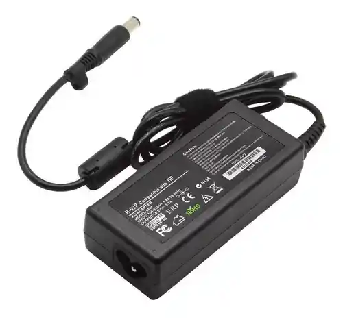Cargador Para Pc Hp Punta Aguja (18.5v -3.5a), Conector De 7.4 X 5.0 Mm