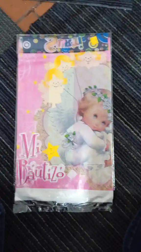 Bolsa De Piñata Para Fiesta De Bautizo Niña Con Vestido Blanco