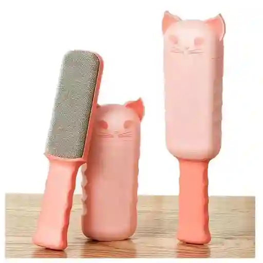Removedor Cepillo Pelusa Mascotas Diseño Gato