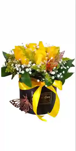 Topiario De Rosas Amarillas