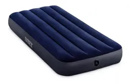 Colchon Sencillo Inflable Azul 64757 Intex 191 X 99 X 25 Cm