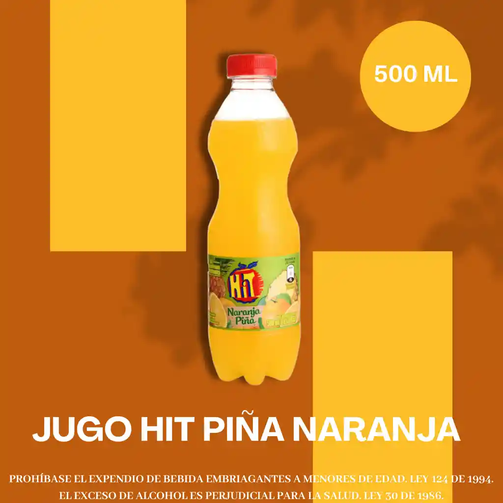 Jugos Hit Piña Naranja