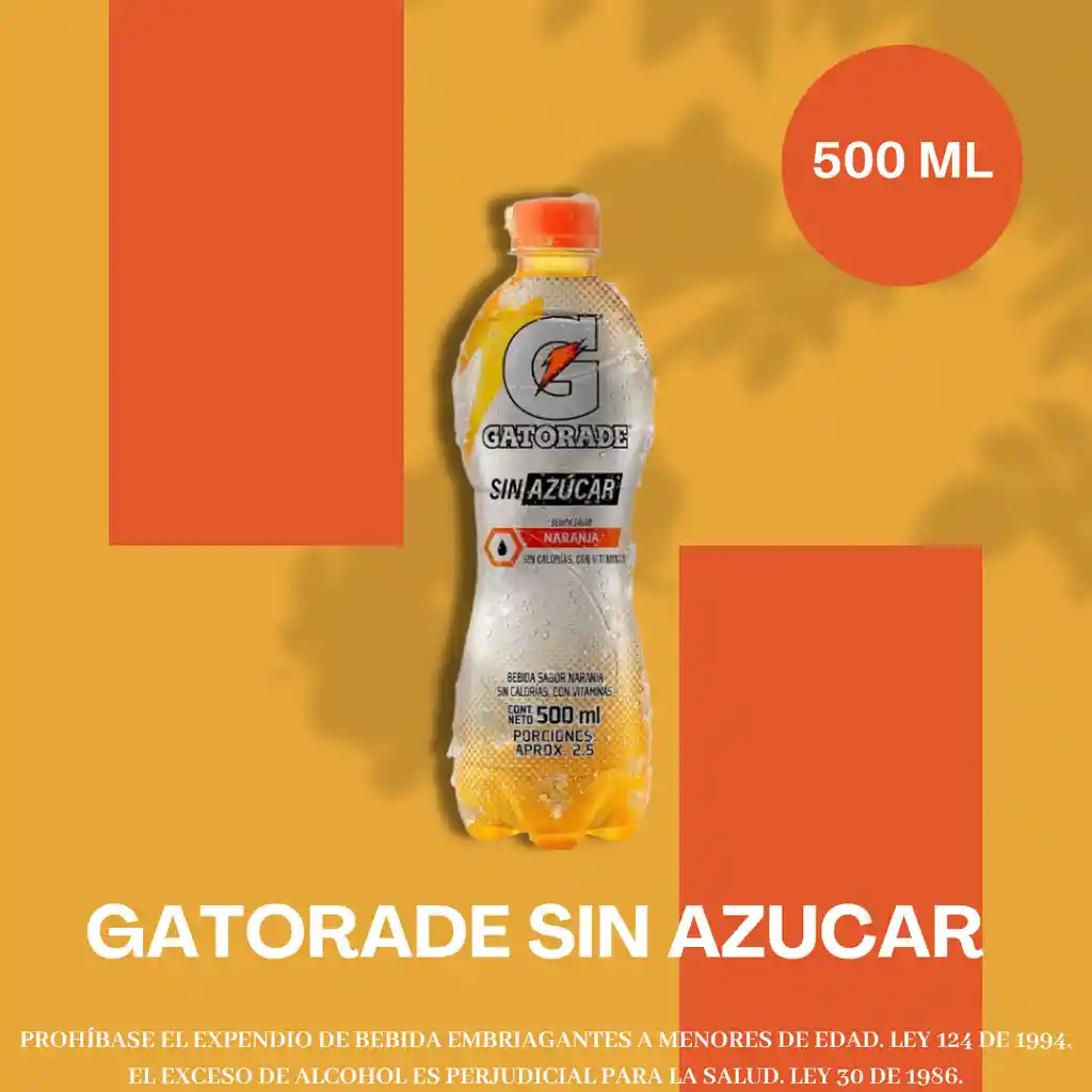 Gatorade Sin Azucar