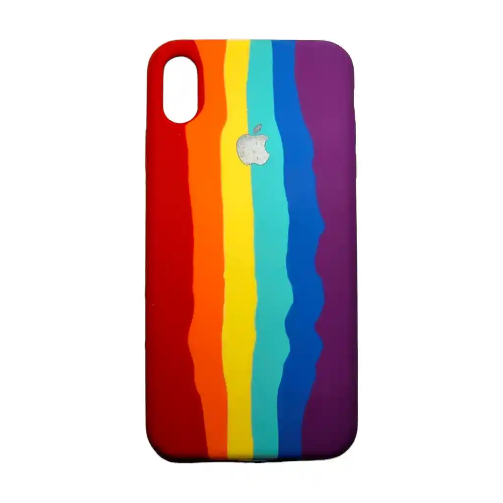 Silicone Case Para Iphone Xs Max Arcoiris