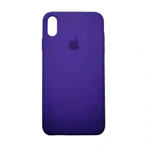 Silicone Case Para Iphone Xs Max Morado