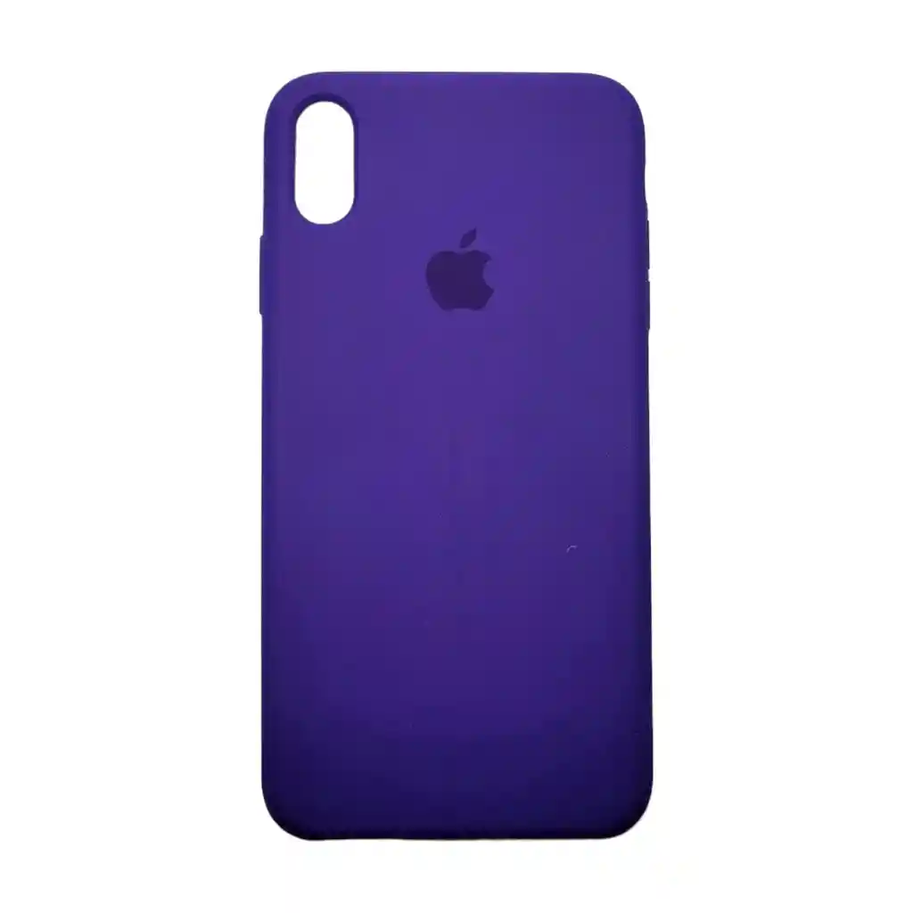 Silicone Case Para Iphone Xs Max Morado