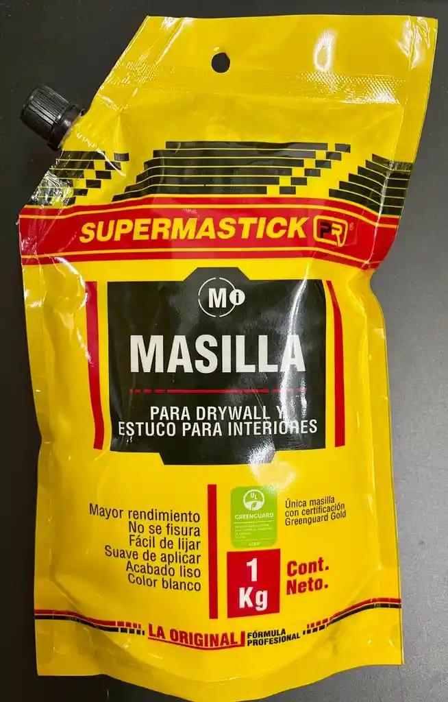 Estuco Plastico Supermastick 1 Kilo