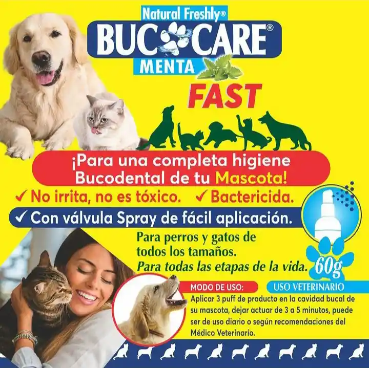 Enjuague Bucal Para Mascotas Enjuague Bucal Para Perros Y Gatos Bucocare 60 Gr