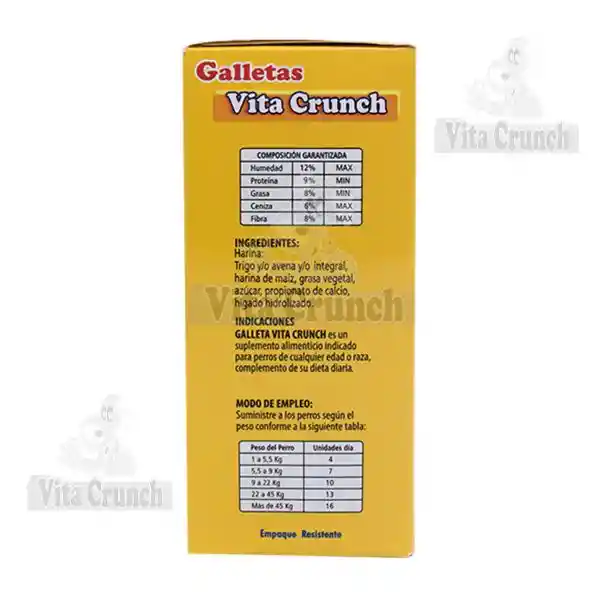 Galletas Para Perro De Avena Vita Crunch 500 Gr Snack Para Perro