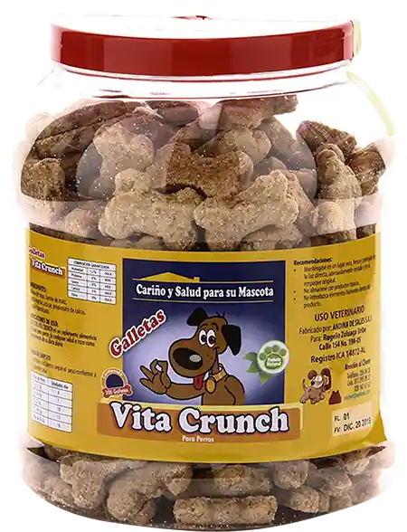 Galletas Para Perro De Avena Vita Crunch 1kg Snack Para Perro