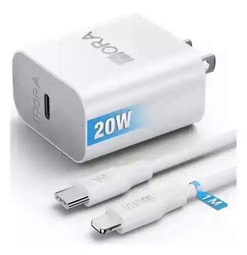 Cargador 20w Para Iphone Con Cable Original Homologado