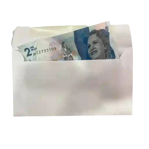 Paquete De Sobre Para Diezmo O Billetes X100 Unds Blanco